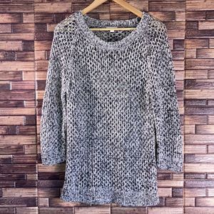 Womens Large Gap Coal Gray Knitted Sweater